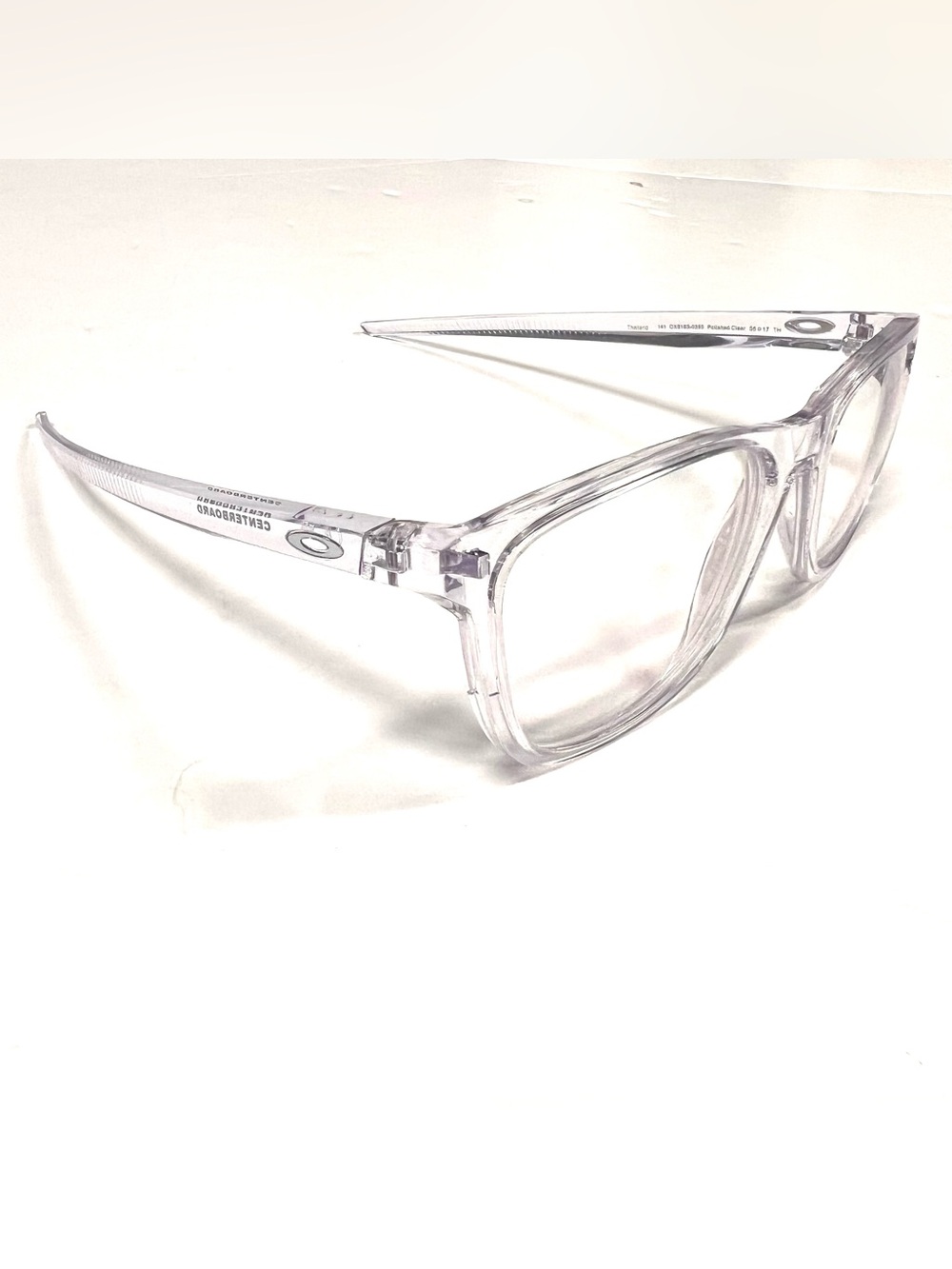 Oakley Centerboard OX8163-0355 Polished Clear Eyeglasses Frames 55-17-141